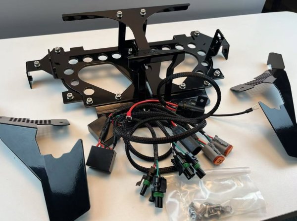 画像2: Baja Designs LP6 Pro マウントキット 23.5年以降の新型ロードグライド (2)