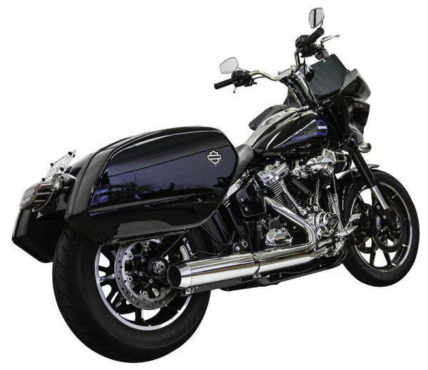 画像2: 2025年 FXLRST/FXLRS/FXBB/FLHC 4インチスリップオン クローム (2)