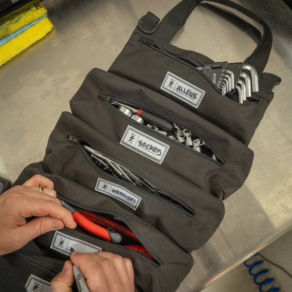 画像7: THRASHIN SUPPLYジャンボ ツールロールバッグ  (7)