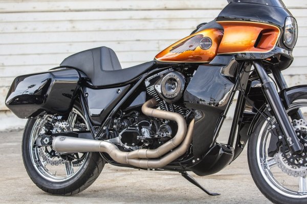 画像4: SADDLEMEN MINI FXRTカウル FXR用 (4)