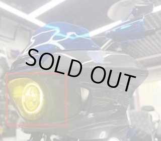 FXLRSTヘッドライトカバー スモーク 灯火類 ヘッドライトバイザー