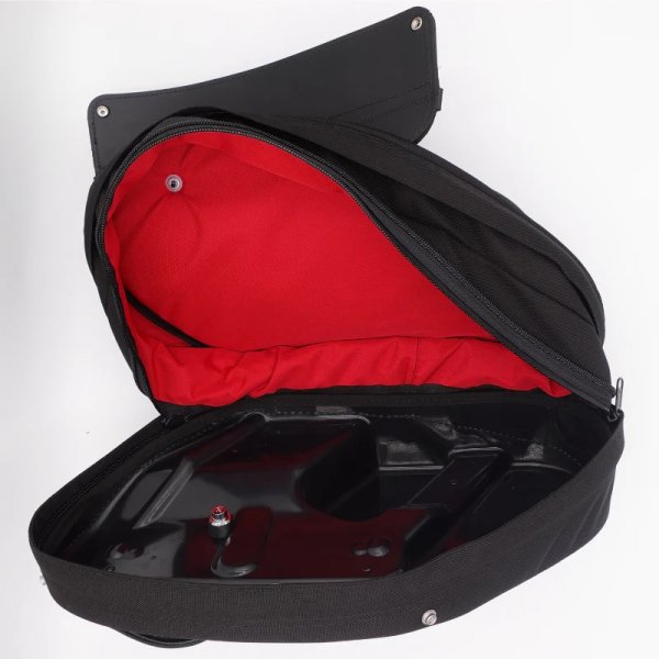 画像2: Leather Pros RetroV4 バリスティックナイロン デタッチャブルサドルバッグ M8ソフテイル用 (2)