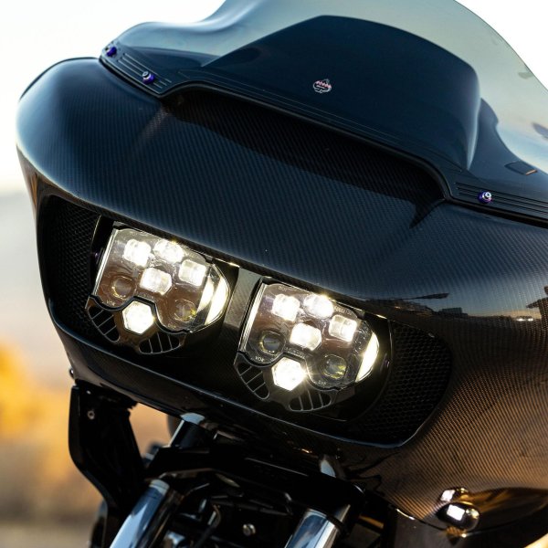 画像2: DOT LP6 LEDヘッドライトキット 2015-2023 ロードクライド/ロードグライド3用 (2)