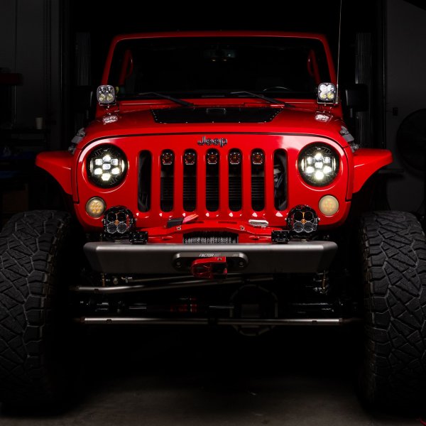 画像1: DOT LP6 LEDヘッドライトキット  07-18 Jeep Wrangler JK (1)