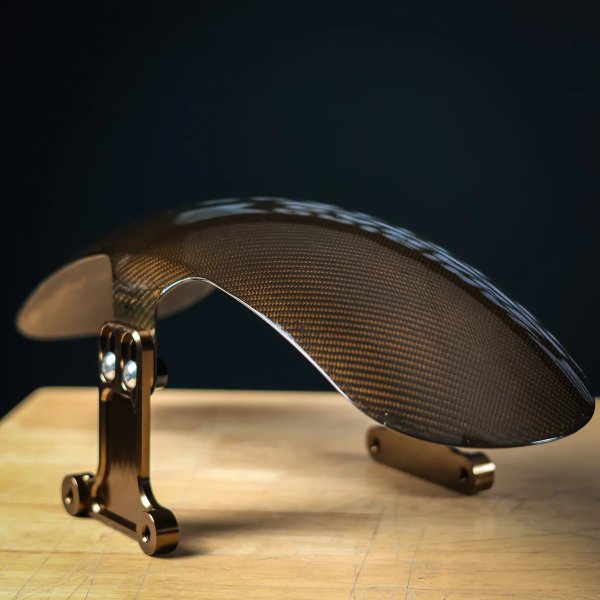 画像6: OG ショートカーボンフェンダーキット 2023CVO/2024年以降ツーリングモデル用 (6)