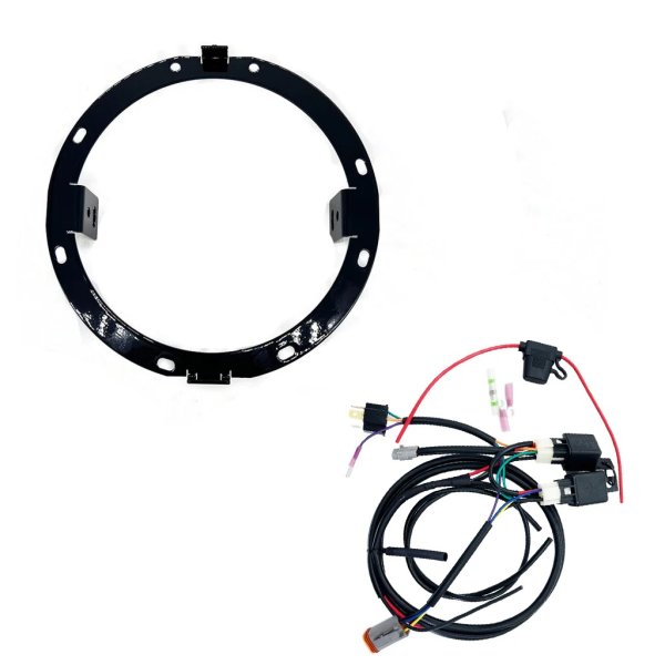 画像1: Baja Designs LP6 Pro LEDコンプリートキット 96-2013年のバットウイング/ロードキング用 (1)