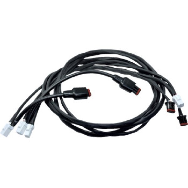 画像1: 2025年以降ソフテイル用ハンドル配線延長ハーネス  (1)