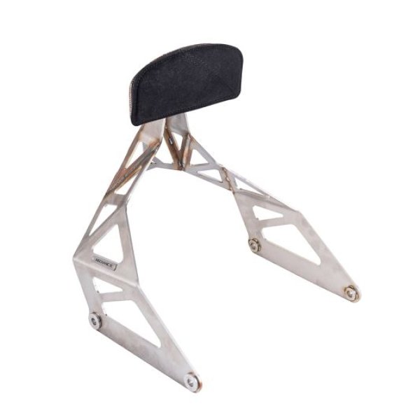 画像1:  MXスタイルステンレスシーシーバーバックレスト  (1)