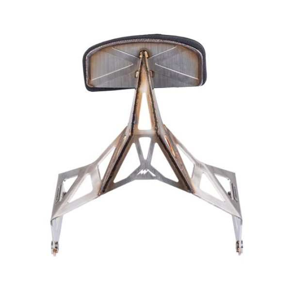 画像2:  MXスタイルステンレスシーシーバーバックレスト  (2)