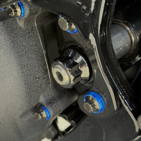 画像1: M8 ソフテイル スイングアームピボットナット (1)