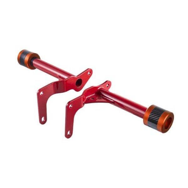 画像17: ProTek パフォーマンス リアクラッシュバー レッド (17)