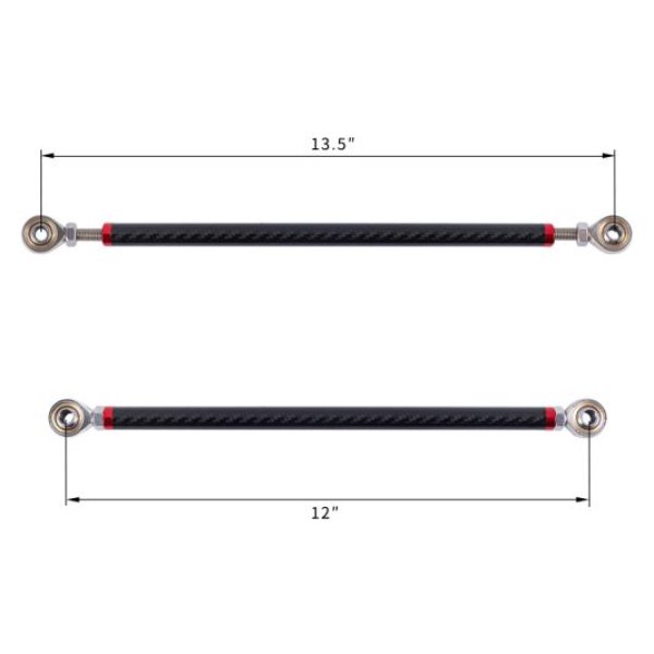 画像2: アクシオン カーボンシフトリンケージ フォアコン用 (2)