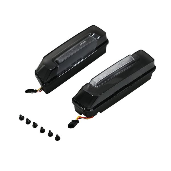 画像1: フィラーパネル LED ウインカー&テールライト スモークレンズ 2024年以降用 (1)