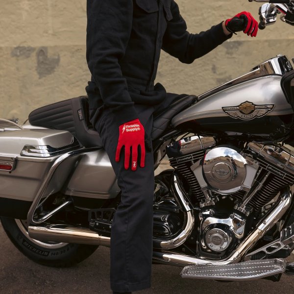 画像7: Thrashin Supply オフィシャル レッド ステルスグローブ  (7)