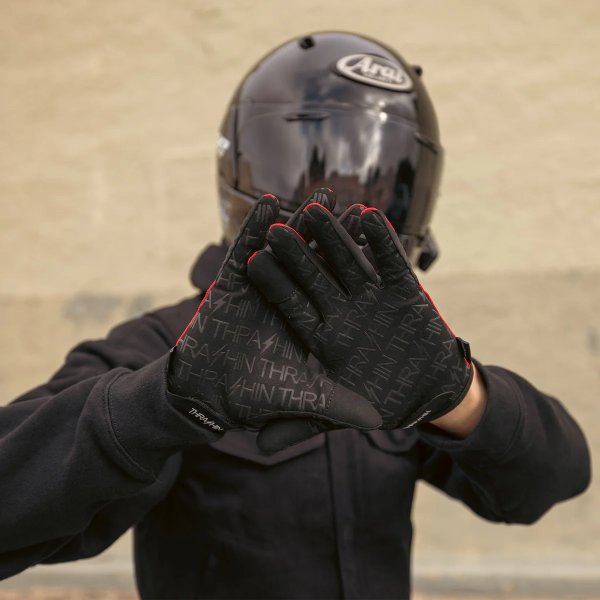 画像5: Thrashin Supply オフィシャル レッド ステルスグローブ  (5)