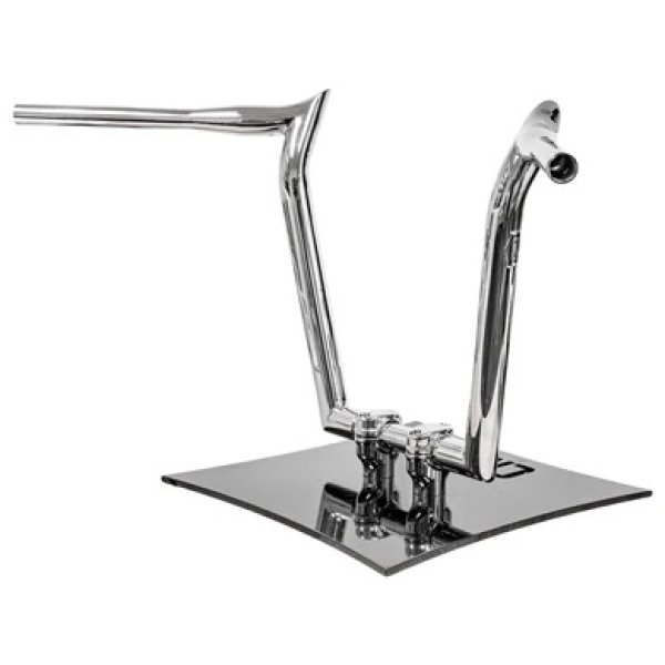 画像5: CMC ELEV8 ハンドル 16インチ 2025年以降のソフテイル用 ブラック/クローム (5)