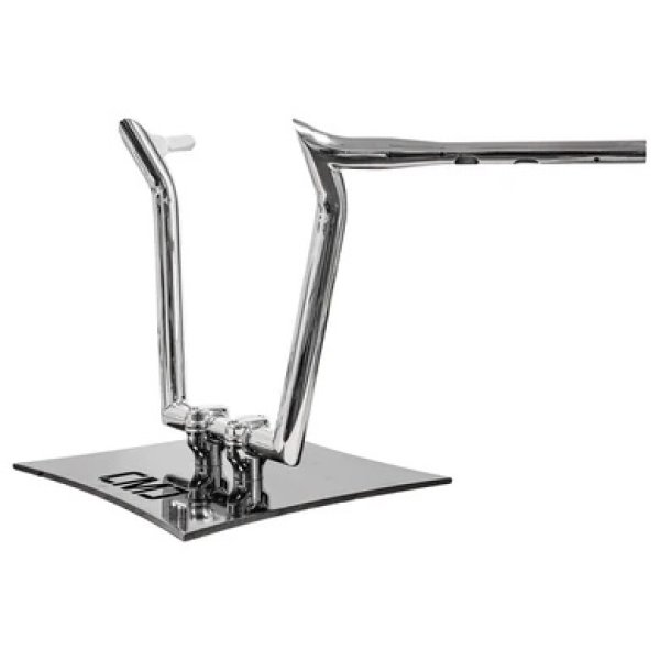 画像3: CMC ELEV8 ハンドル 16インチ 2025年以降のソフテイル用 ブラック/クローム (3)