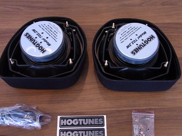 画像2: 4405-0233 ホグチューンズ/HOGTUNES　7インチロアフェアリングスピーカーキット　98-2013年ツールングモデル用 (2)