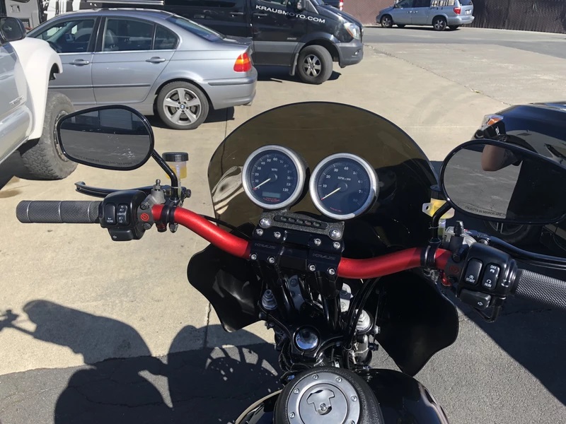 KRAUS 純正メーターライザーマウント KRAUS MOTOR ライザー ハンドル