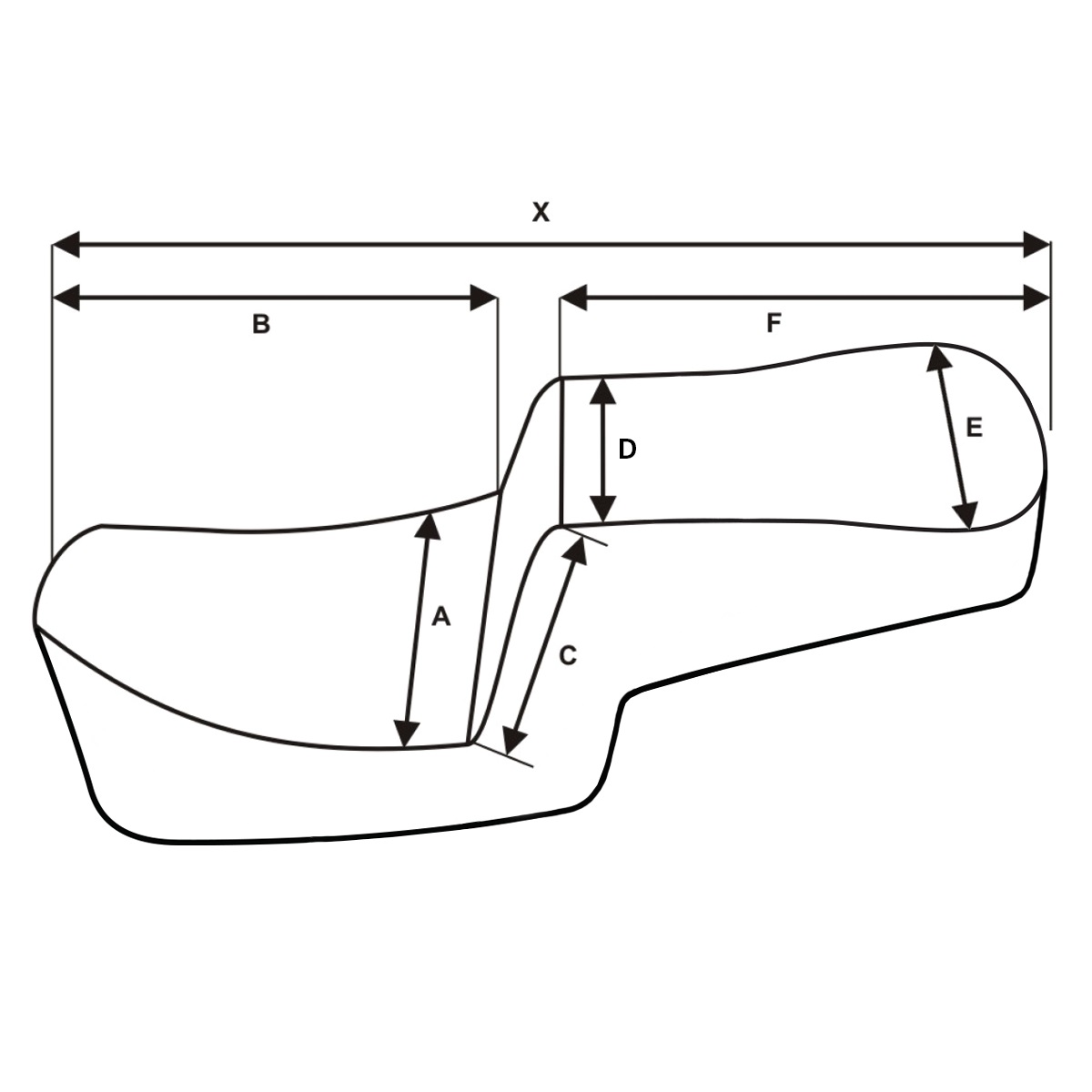 SADDLEMEN LS ステップアップシート パンアメリカ用 Pan America/パン